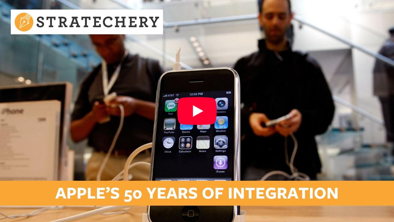 Apple’s 50 Years of Integration | Stratechery by Ben Thompson