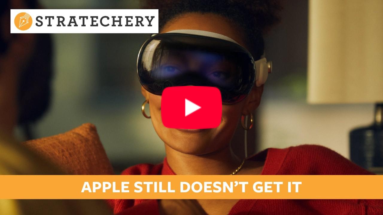 Apple: You (Still) Don’t Understand the Vision Pro | Stratechery by Ben Thompson